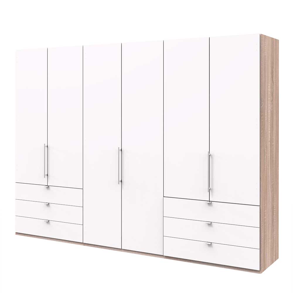 300cm Kleiderschrank mit Griffen aus Metall - Vaclyn