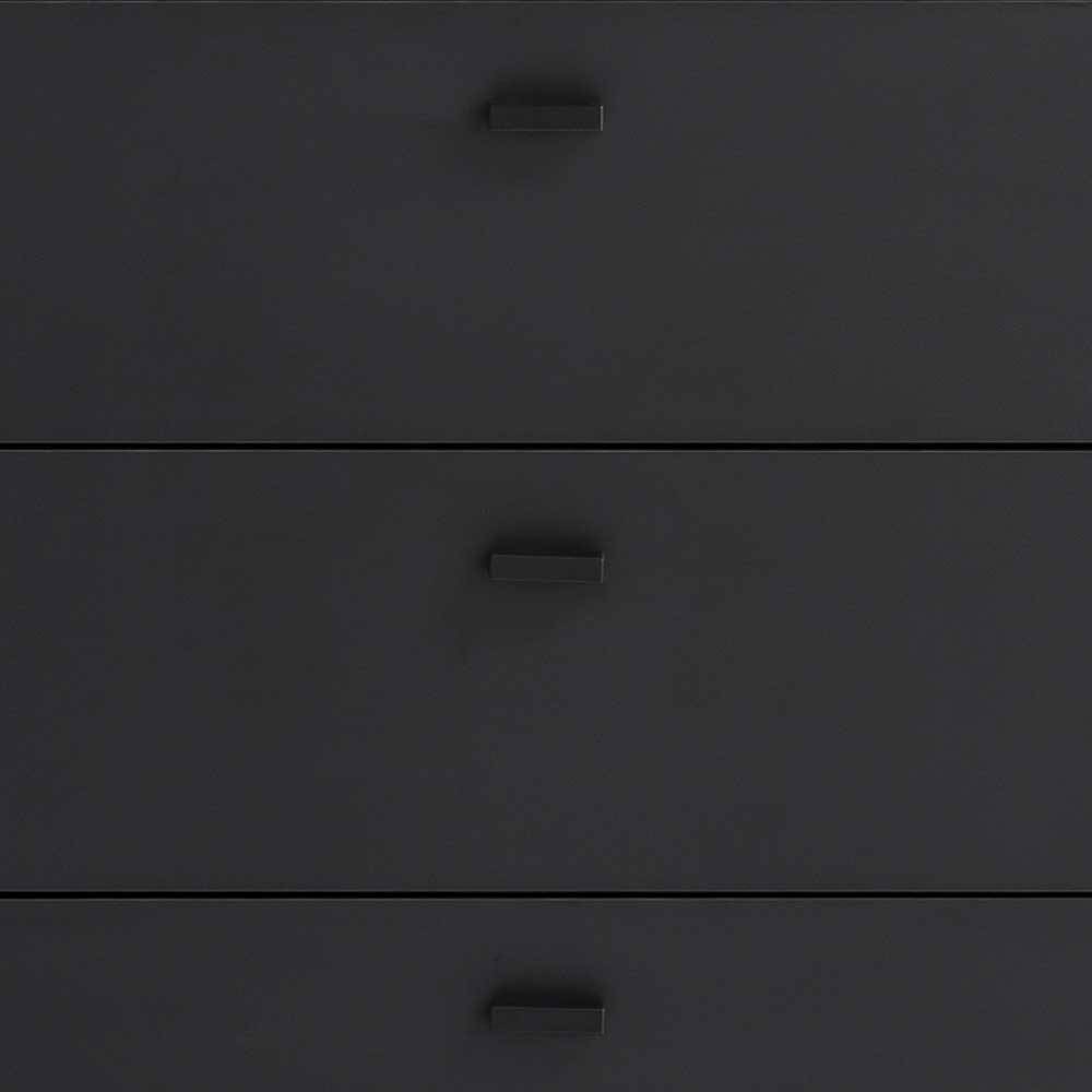 60x104x33 Hochkommode in Schwarz - Anderian