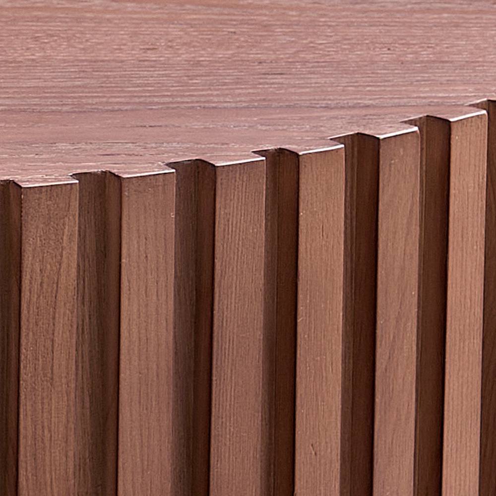 Design-Couchtisch in Walnussfarben - Exeta