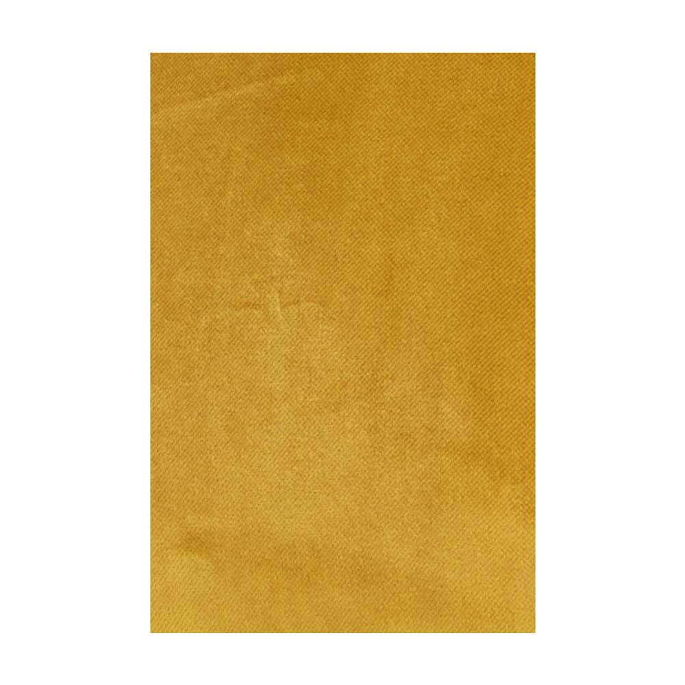 Weicher Sessel im kantigen Retro Design Nustra mit Samt Gelb