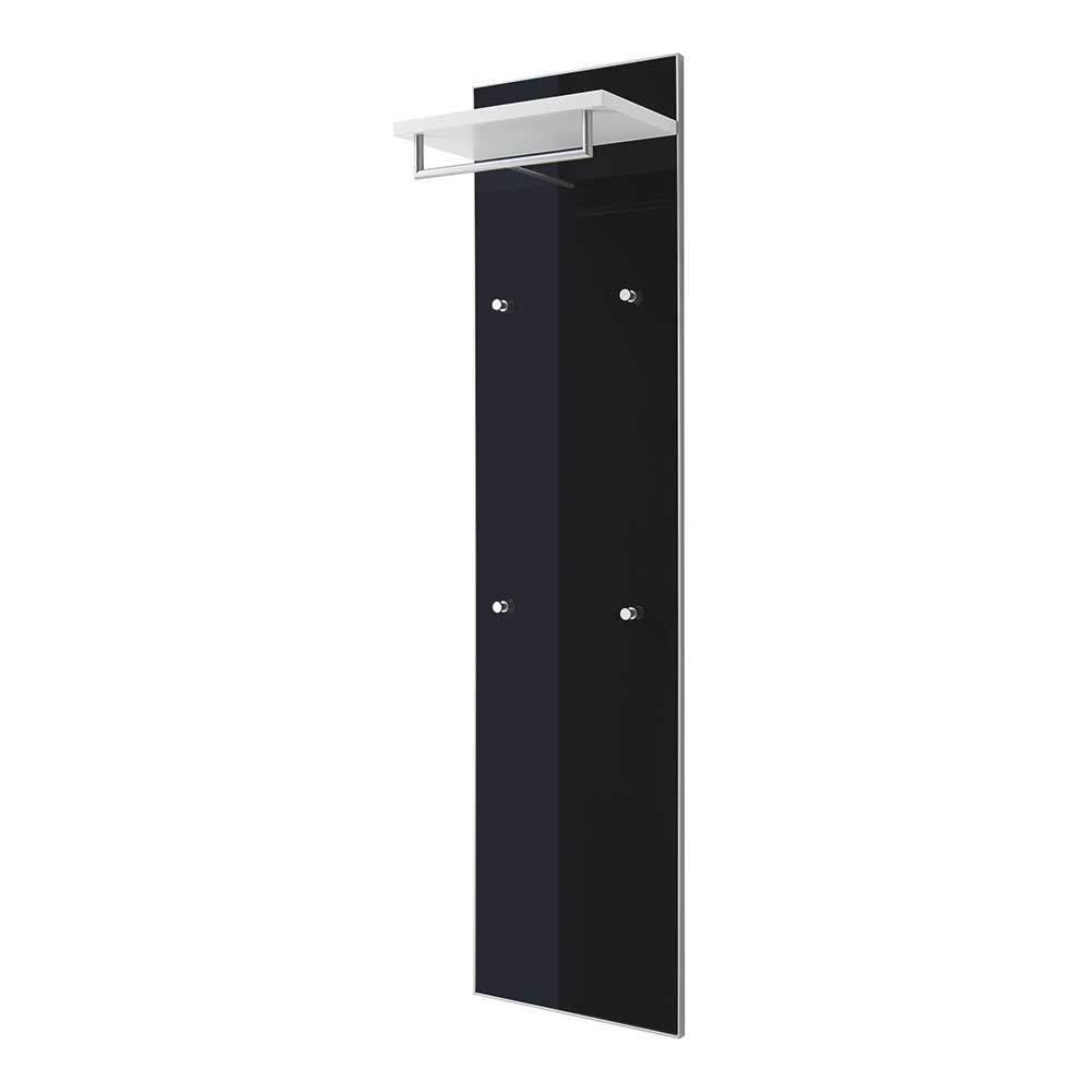 Flurgarderobe Liotra in Anthrazit Weiß