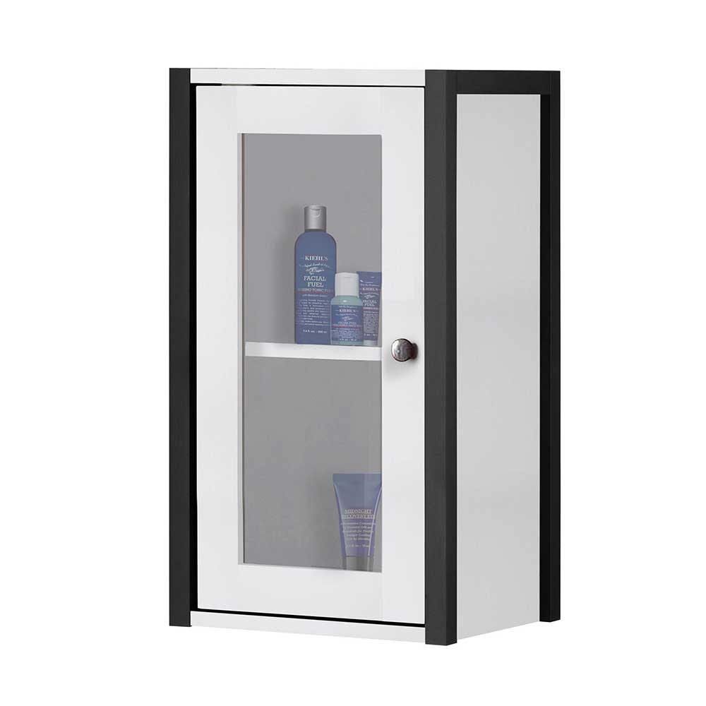 Moderner Bad Hängeschrank mit Glas Tür - Nokios