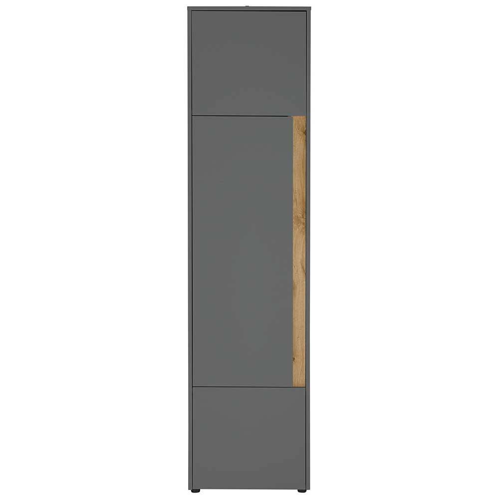 50x200x40 3-türiger Schrank in Anthrazit - Ahilav