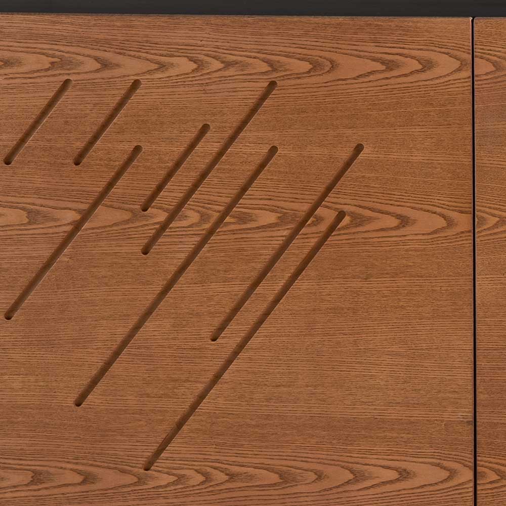 Türen Kommode mit Esche Furnier Front - Lirou