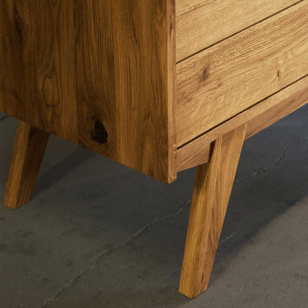 55x43x39 Nachtkommode mit zwei Schubladen - Hardus
