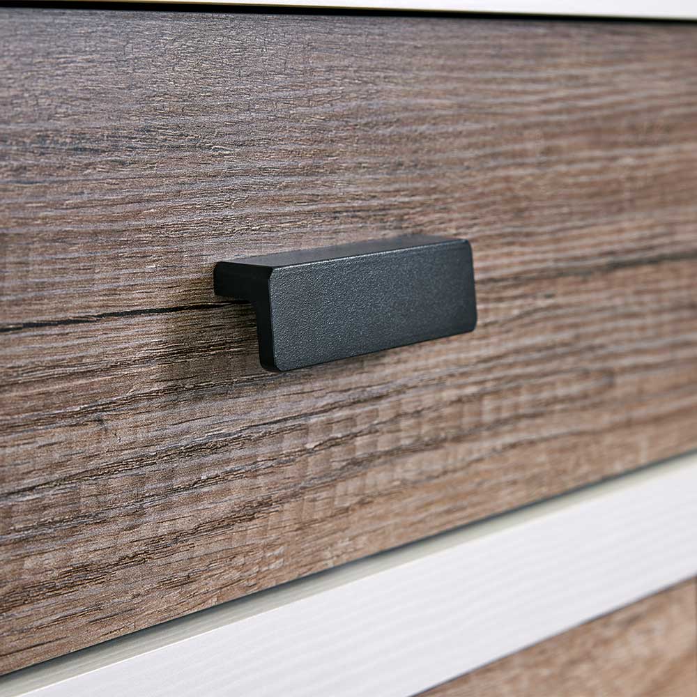 Modern Country Sideboard in Weiß - Gunjo
