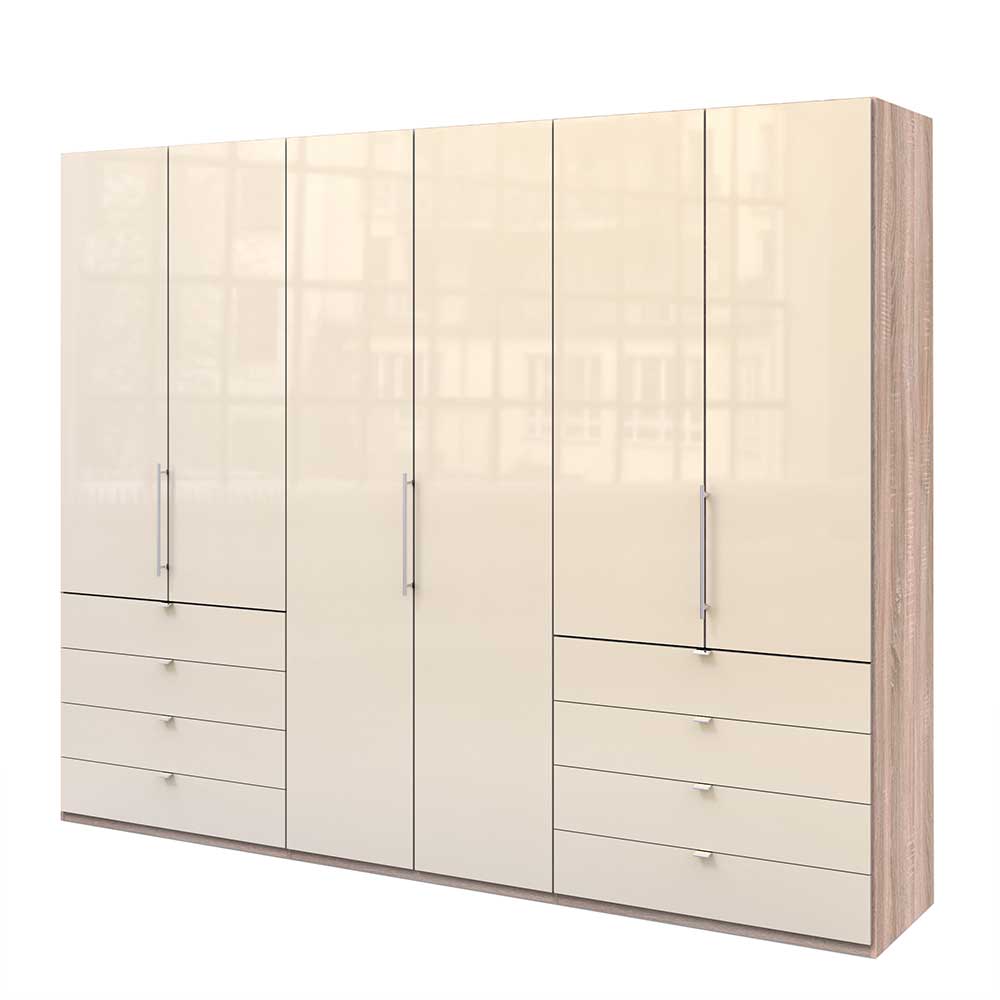 Schlafzimmer-Kleiderschrank mit Schubladen & Falttüren - Rativian