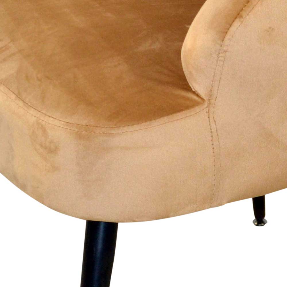 Samt Sessel im Retro Style - Bageria