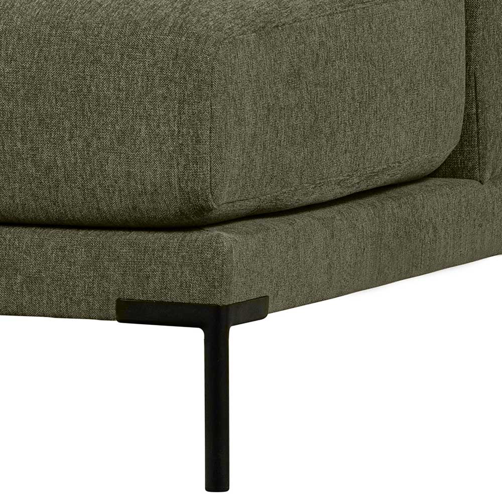 1-Sitzer Modulsofa in Dunkelgrün - Arraggo