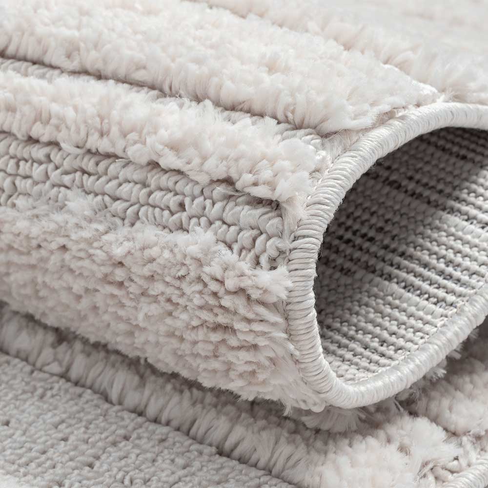 Teppich in Creme mit Kurzflor - Brayan
