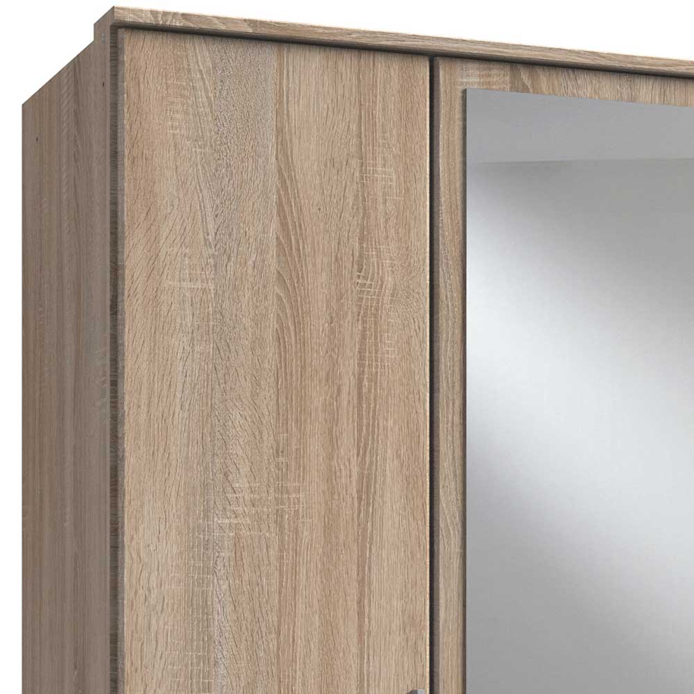 179x199x58 cm Kleiderschrank mit Spiegeln modern - Citerna