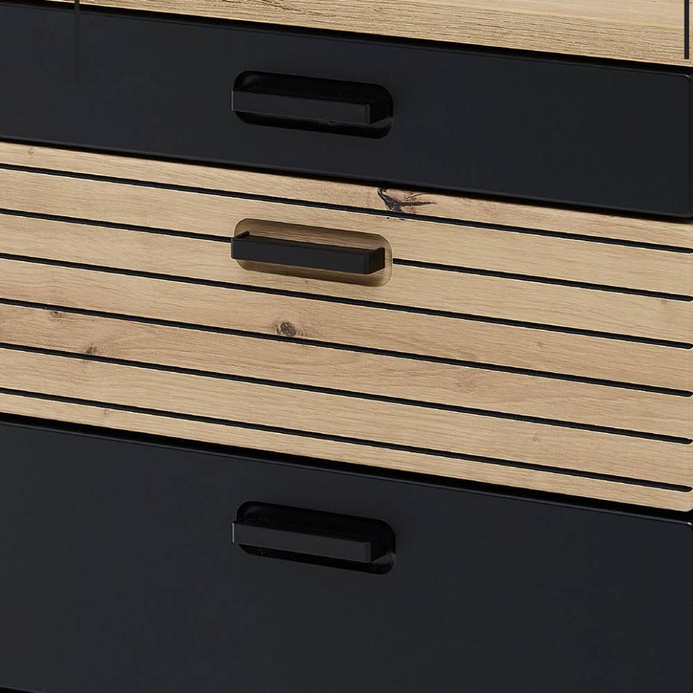 Schreibtisch Rollcontainer in Schwarz - Arama