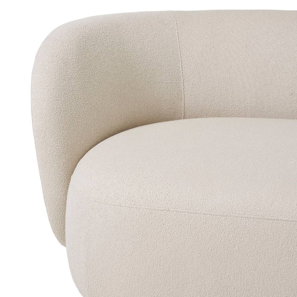 Design-Sofa in Beige Boucle - Montao