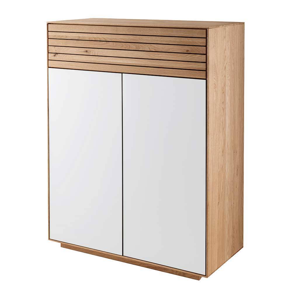 Flurmöbel Set aus Asteiche Massivholz - Zonga (fünfteilig)
