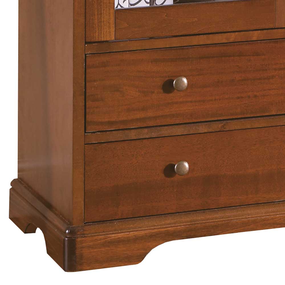 94x179x38 Vitrinenschrank im klassischen Stil - Lemerzi