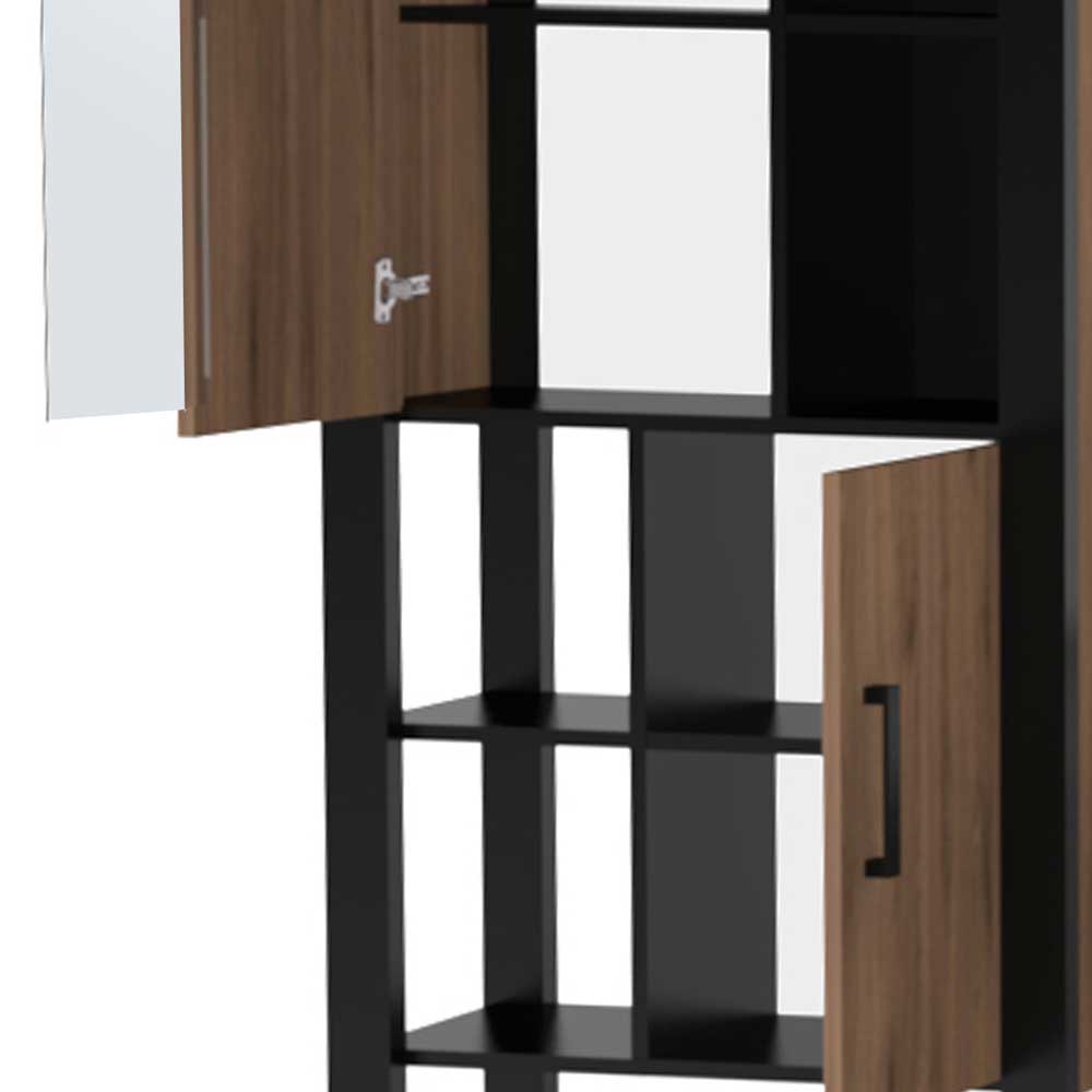 Wohnzimmer Schrank mit Glas & offenen Fächern - Dudleys