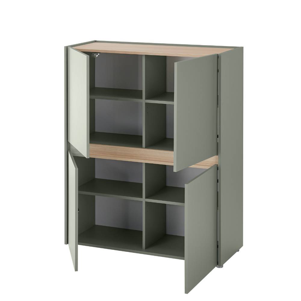 Highboard in Graugrün - Socotta
