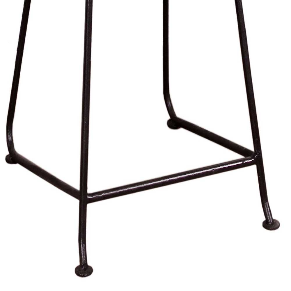 Industrial Barhocker Smantana aus massivem Akazienholz