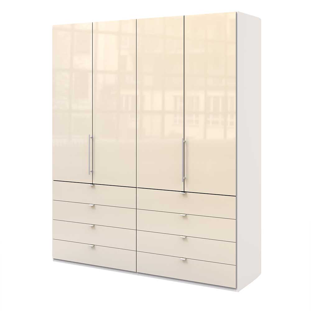200 cm breiter Kleiderschrank mit acht Schubladen - Zidarie