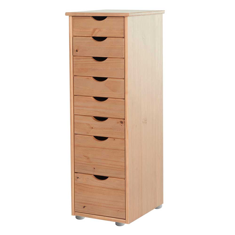 34x102x39 Hochkommode mit acht Schubladen - Uncosma