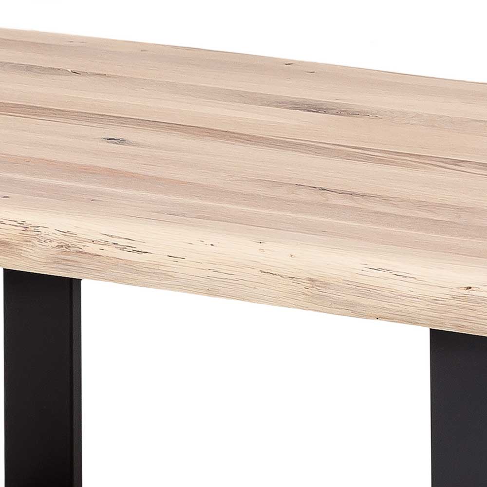 Wohnzimmer Massivholztisch mit Baumkante - Wieza
