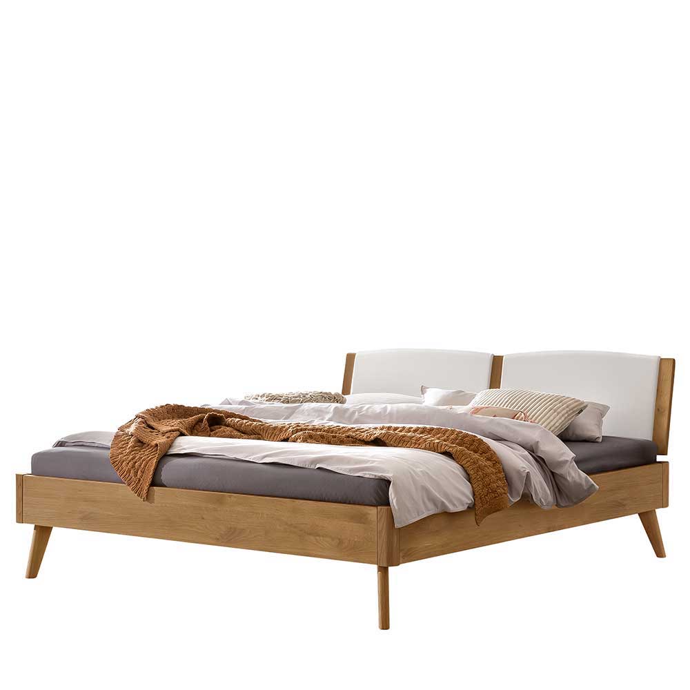 Wildeiche Ehebett in modernem Design - Joker