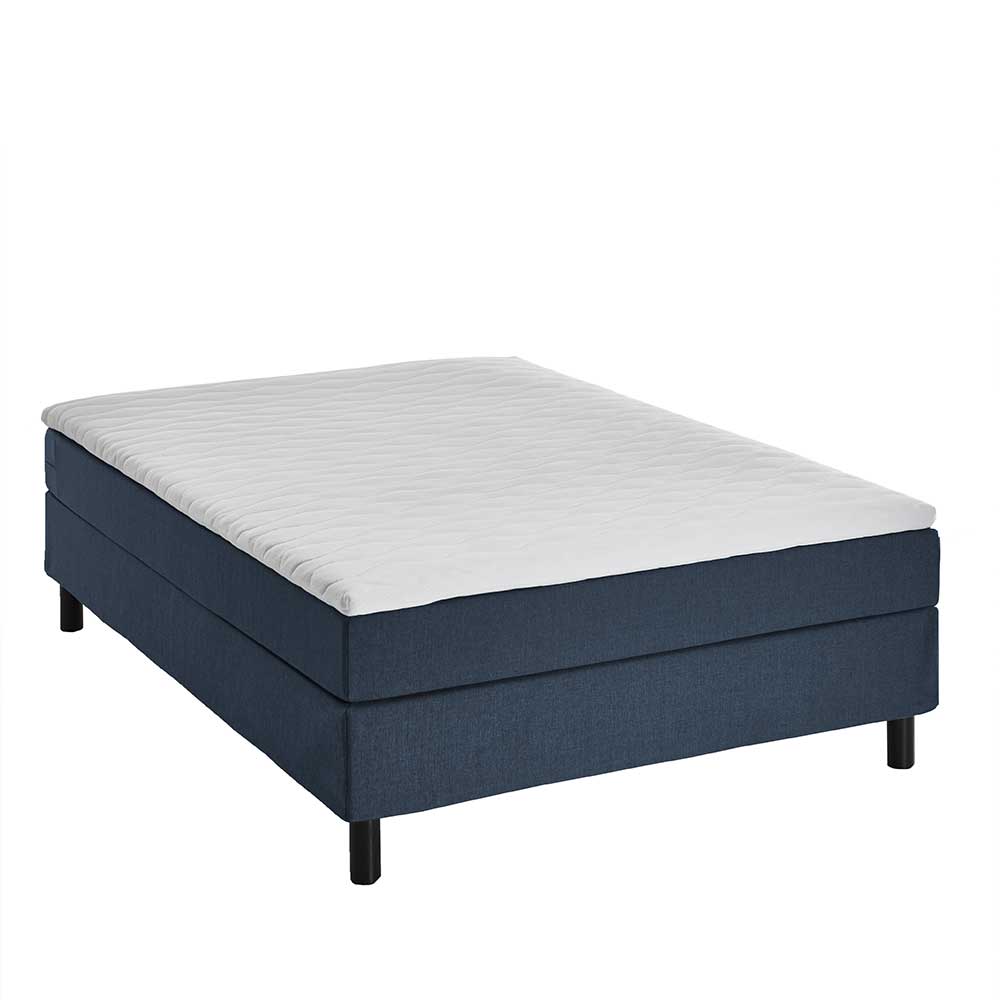 Bett für schräge Wände aus Webstoff in Blau - Jamesson
