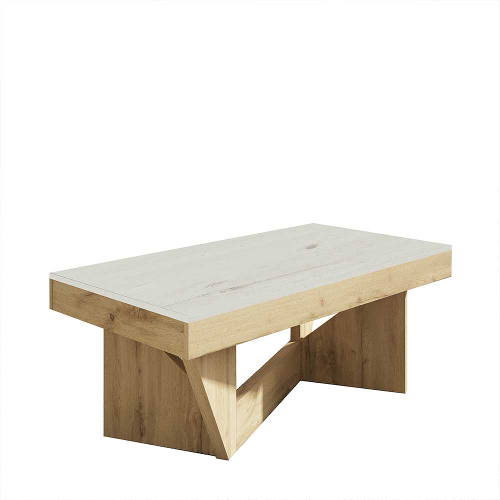 Höhenverstellbarer Wohnzimmer Couchtisch mit Staufach - Samurai