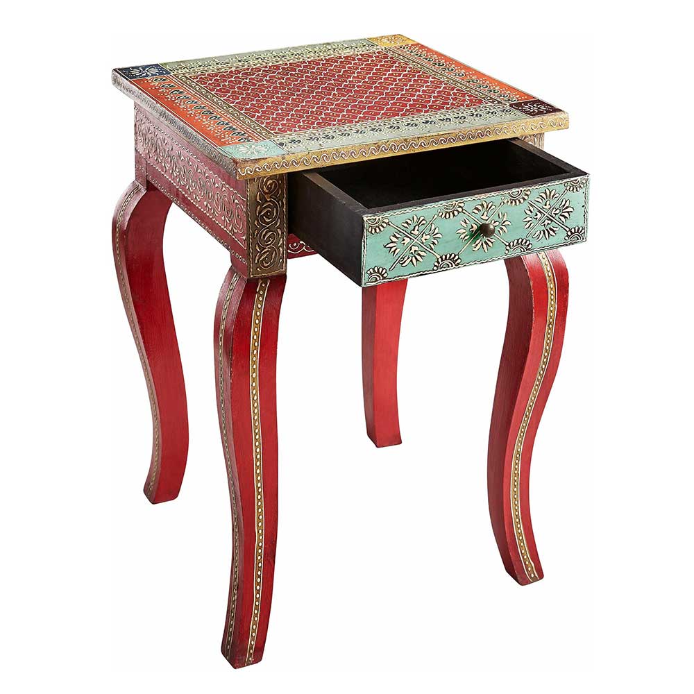 Beistelltisch mit Schublade orientalisch - Camelon