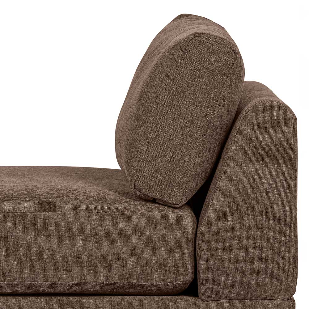 Einsitzer Couchmodul in Braun - Ravonia