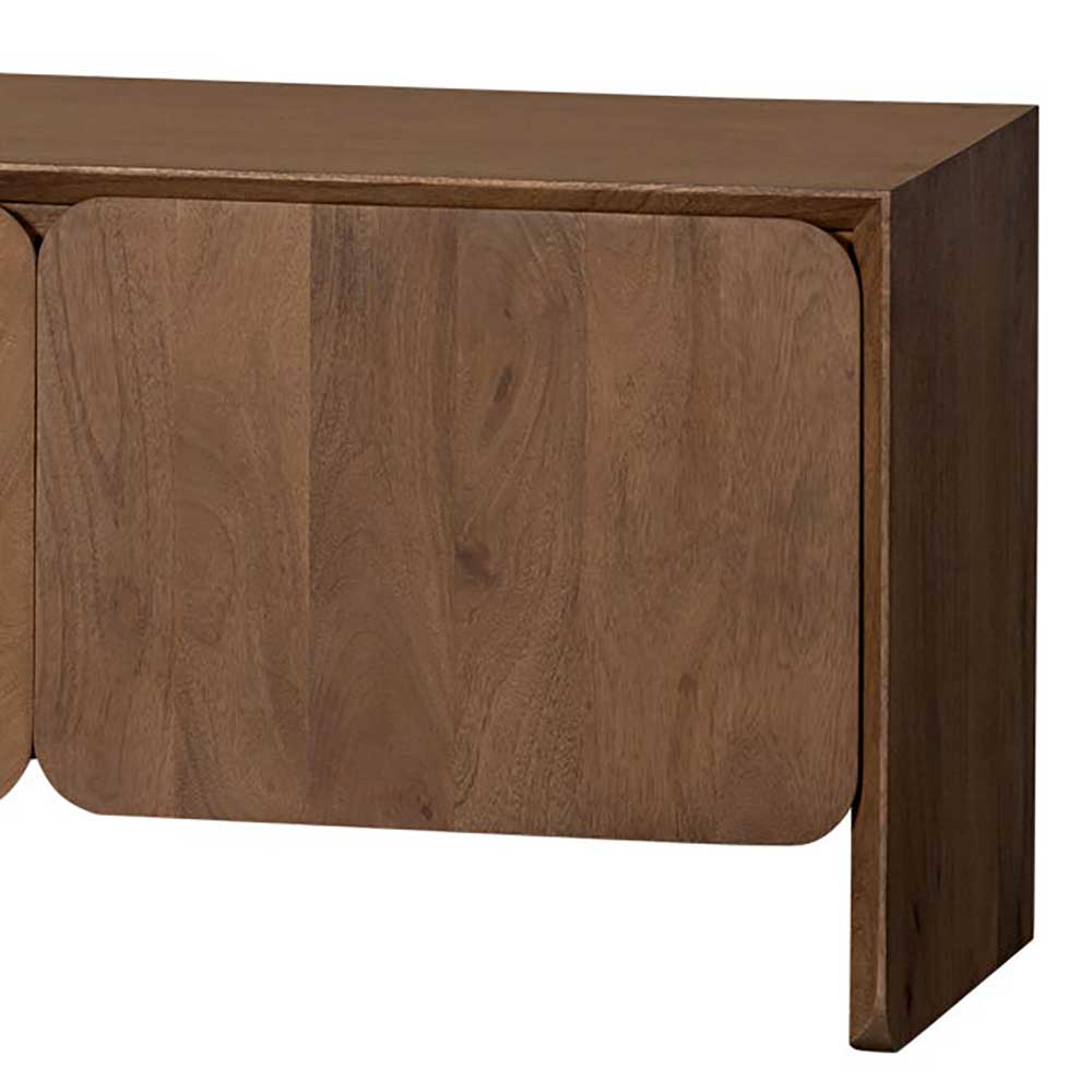 Retro TV Kommode aus Mangobaum Massivholz - Ambros