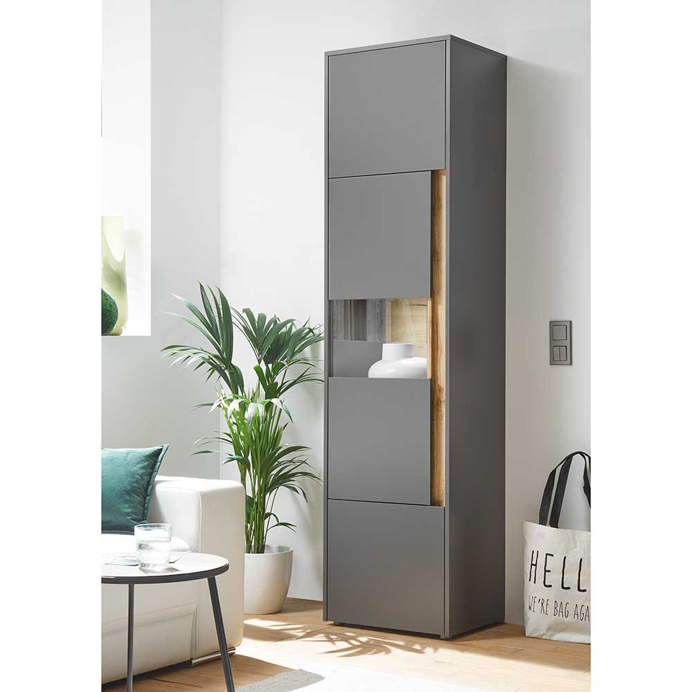 Preiswerte Anbauwand modern - Ahilav (vierteilig)