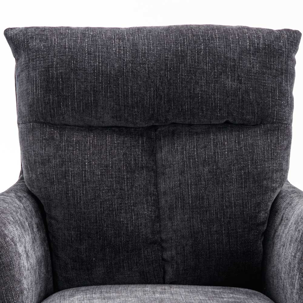 Chenille Tischsessel mit Drehfunktion - Lakeside (2er Set)