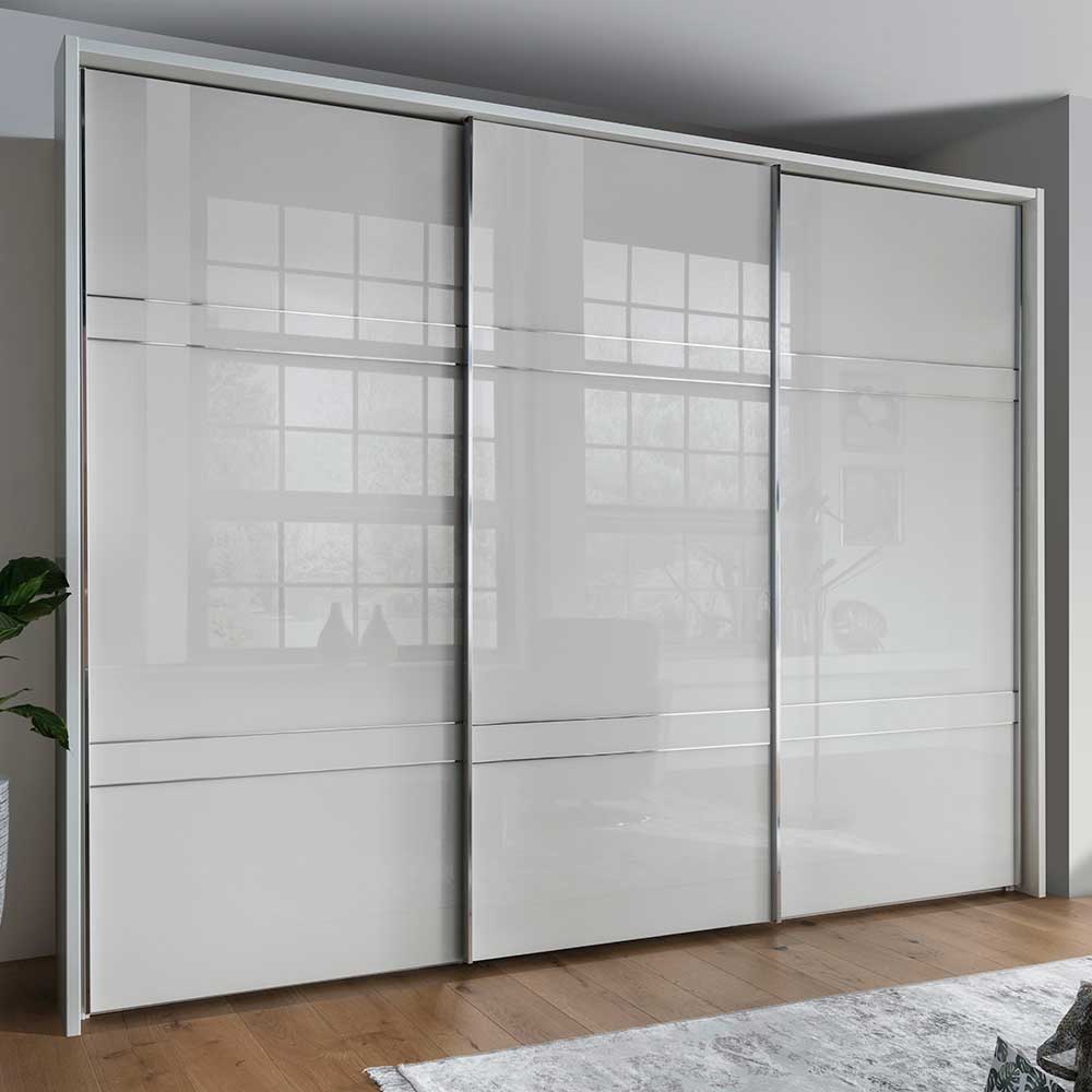Schwebetüren Kleiderschrank mit Glas Front - Ekino