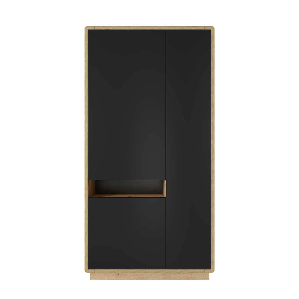93x181x40 3-türige Schrank mit offenem Fach - Ilunas