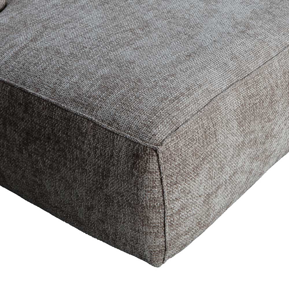 L-Sofa aus Stoff in Beigegrau - Babro