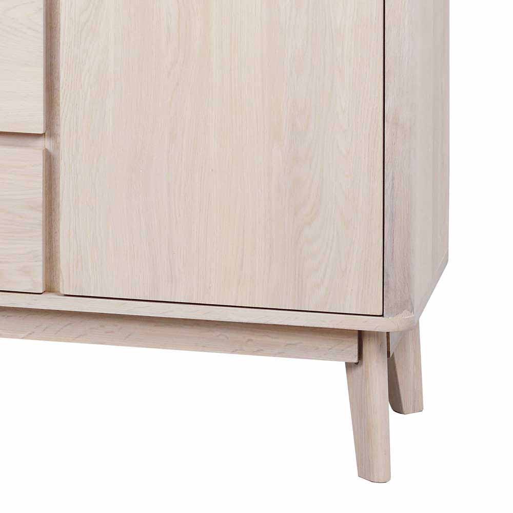 152 cm breites Sideboard in White Wash - Navassa