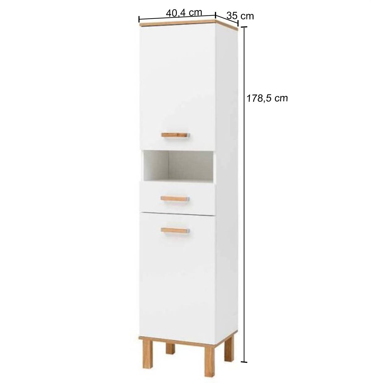Badmöbel Block im Skandi Design - Utiona (fünfteilig)