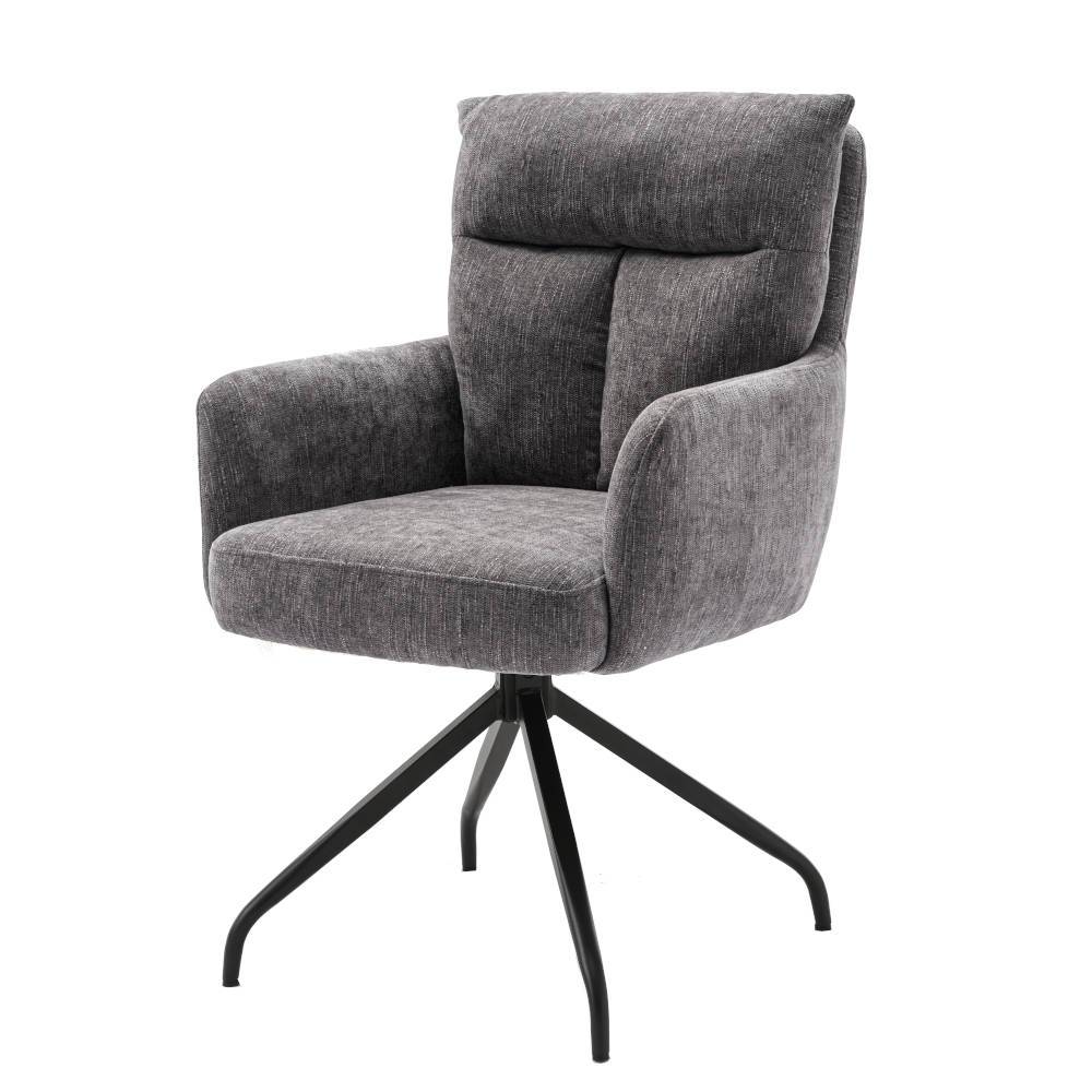 Esstisch Sessel mit Federkern - drehbar - Zalya (2er Set)