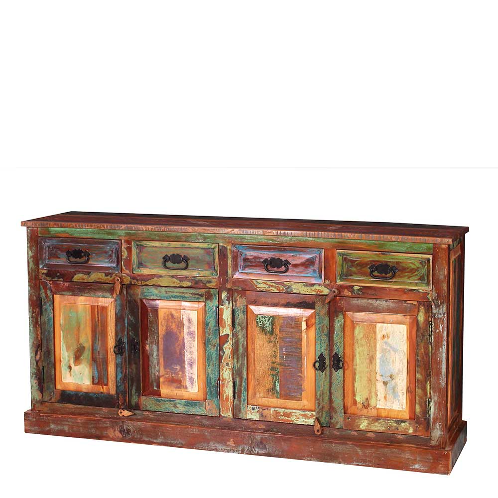 160x80x40 Shabby Chic Sideboard auf Sockel - Jamaica