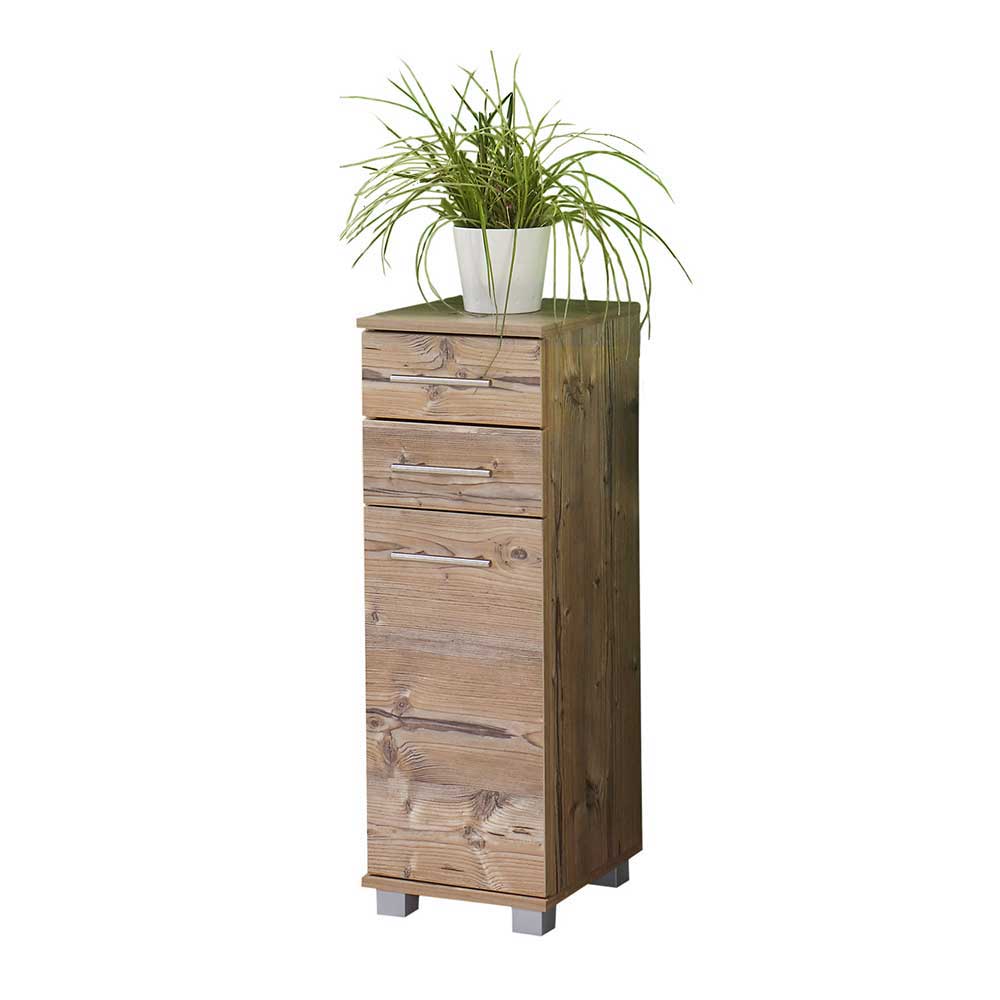 31x89 cm Bad Schrank in Touchwood Fichte - Dilvonda