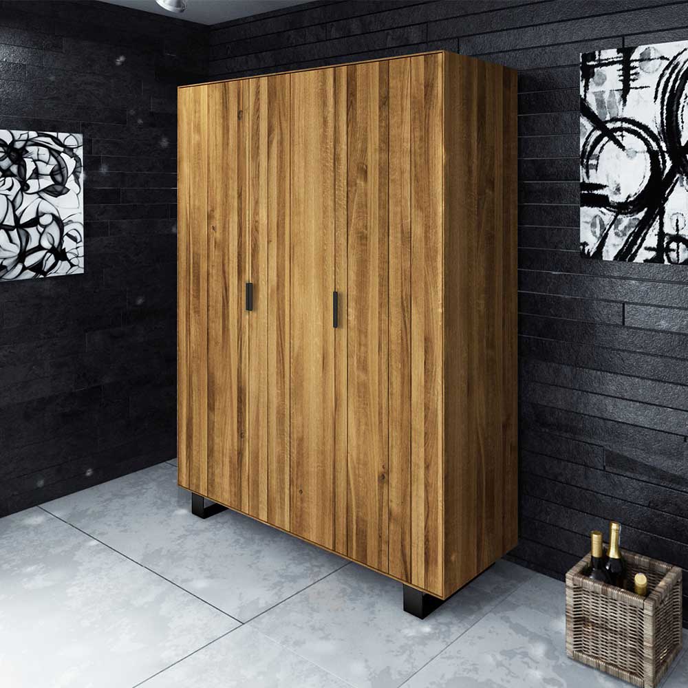 Schlafzimmer Kleiderschrank Manzey aus Wildeiche massiv geölt