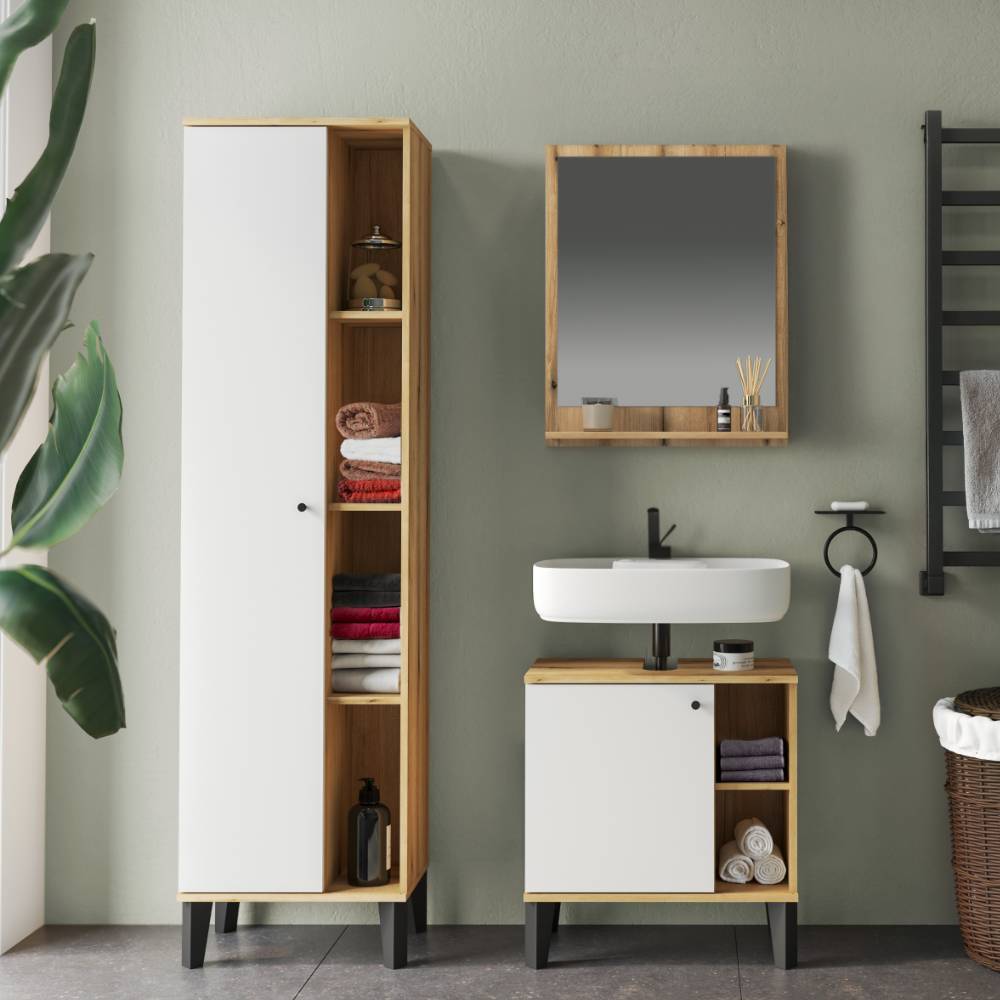 Badezimmermöbel Set modern - Naviron (dreiteilig)