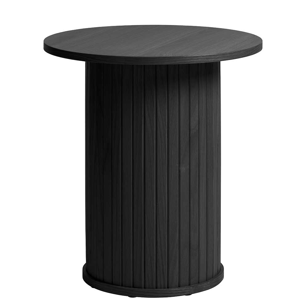 50x55x50 Runder Beistelltisch auf Säulengestell - Venutura