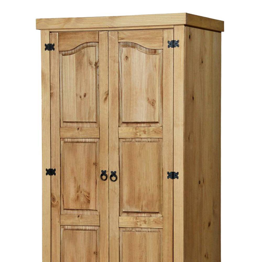 Massivholz-Kleiderschrank aus Kiefer - Unventra