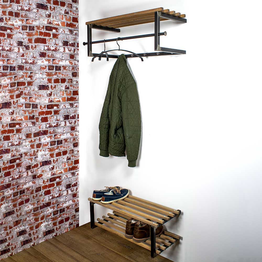 Loft Garderoben Möbel Set - Centrala (zweiteilig)