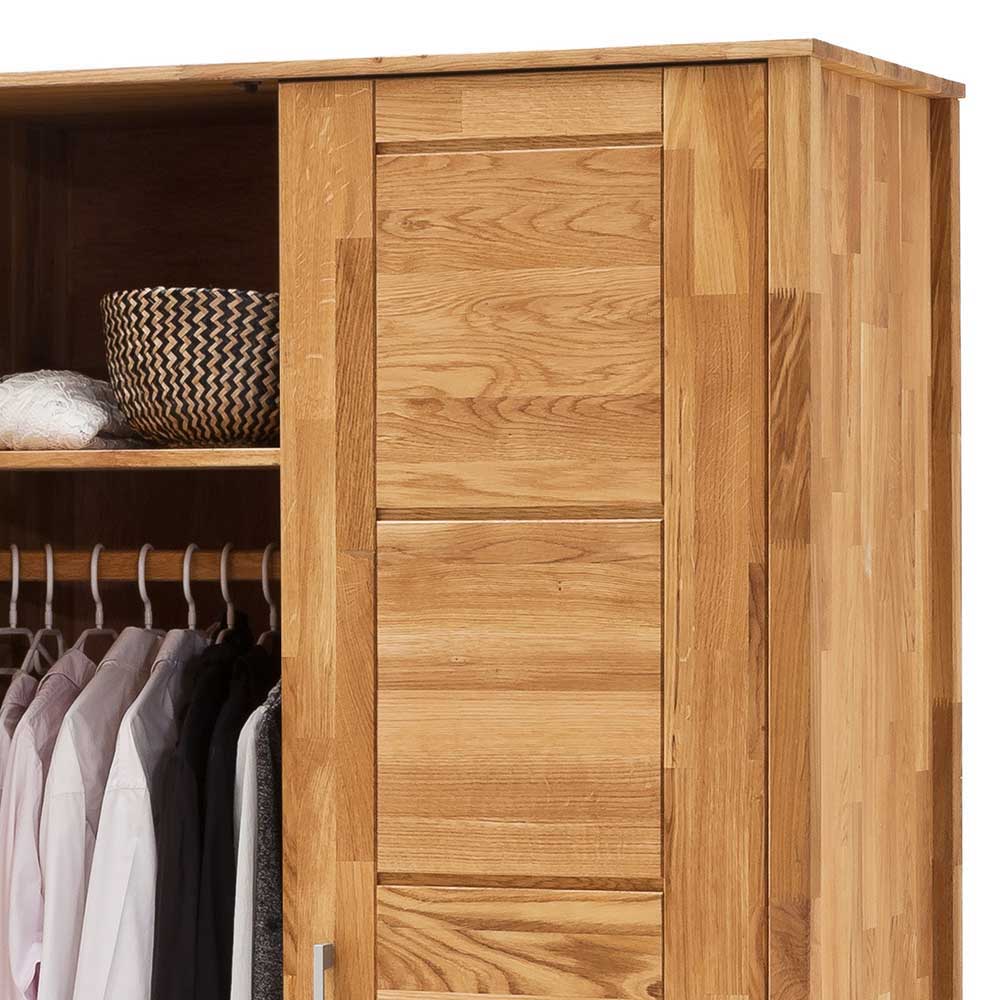 Holz Kleiderschrank mit Inneneinrichtung - Memba