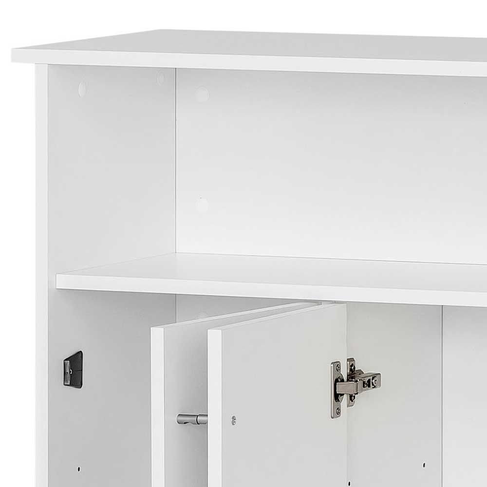 107x111x44 Office Tresen Theke in Weiß - Empire