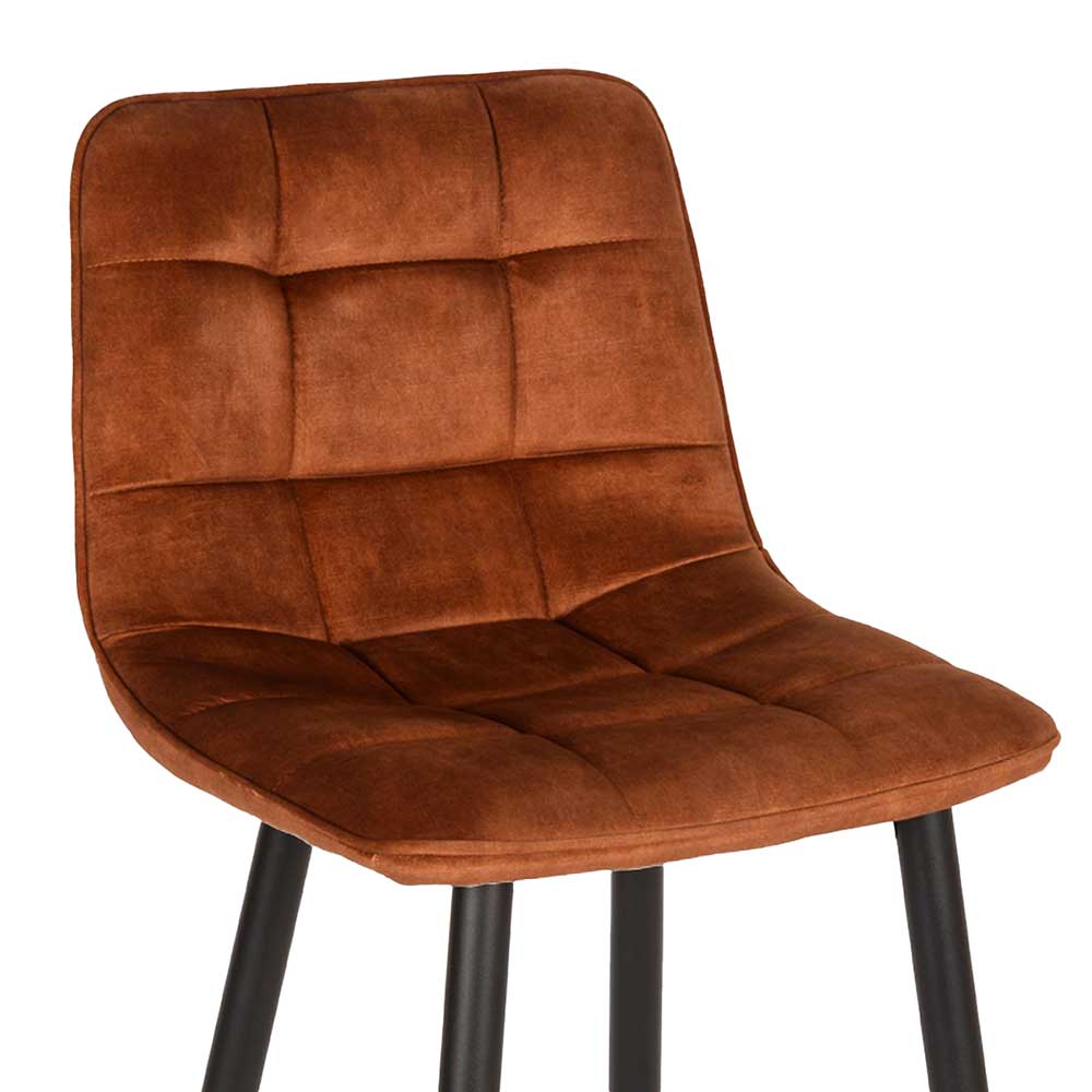 Skandi Barstühle mit 78 cm Sitzhöhe - Gannices (2er Set)