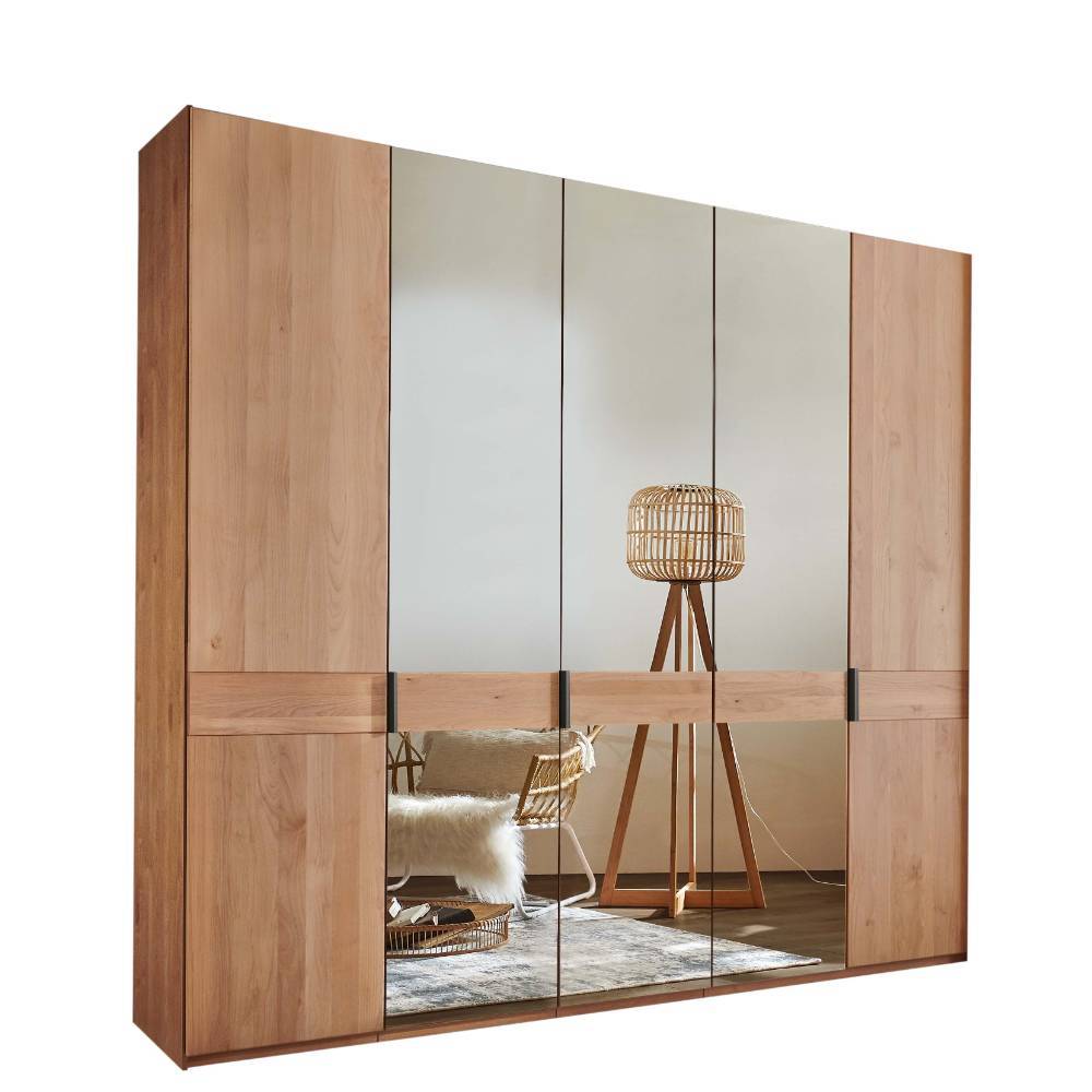 5-türiger Schlafzimmerschrank in Erle teilmassiv - Murray